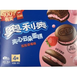 OREO CLOUD CAKE STRAWBERRY FLA  88.00 GRAM