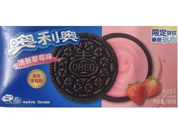 OREO SANDWICH COOKIE STARWBERRY FLA 194.00 GRAM