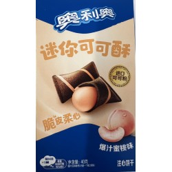 OREO MINI CRISPY COCO ROLL JUICY PEACH  40.00 GRAM