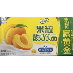YILI FRUIT YOGURT PEACH  12.00 BOTTLE