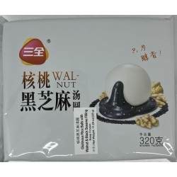 GLUTINOUS RICE BALLS WITH WALNUT&BLACK SESAME FILL 320.00 GRAM