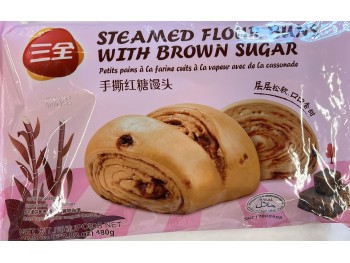 SQ STEAMED FLOUR BUNS WITH BROWN SUGAR 480.00 GRAM