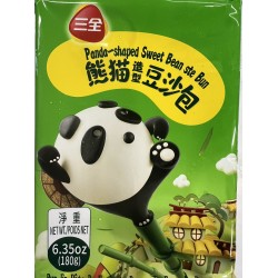 SQ RED BEAN BUN PANDA SHAPE SWEET BEAN PSTE BUN 180.00 GRAM