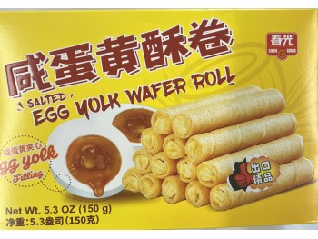 CHUN GUANG SALTED EGG YOLK WAFER ROLL 150.00 GRAM