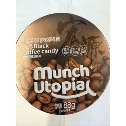 VC& BLACK COFFEE CANDY MUNCH UTOPIAL  88.00 GRAM