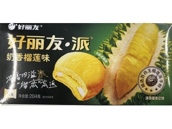 ORION CACAO PIE MILK DURIAN FLA  204.00 GRAM