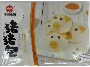 CARTOON BUN WITH CUSTARD PIGGY 300.00 GRAM