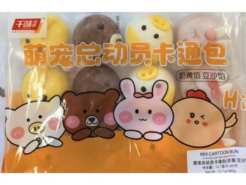 QWYC MIX CARTOON BUN  360.00 GRAM