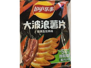 LAYS WAVE POTATO CHIPS (GRILLED PORK FL) 70.00 GRAM