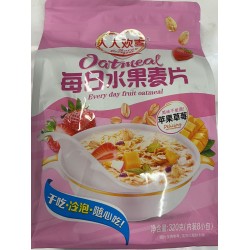 JINMEI INST. FRUIT OATMEAL APPLE STRAWBERRY 540.00 GRAM