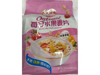 JINMEI INST. FRUIT OATMEAL APPLE STRAWBERRY 540.00 GRAM