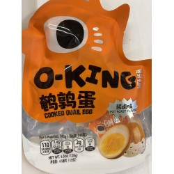 YJPZ O-KING COOKED QUAIL EGG POT ROAST FLA  128.00 GRAM