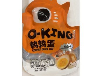YJPZ O-KING COOKED QUAIL EGG POT ROAST FLA  128.00 GRAM