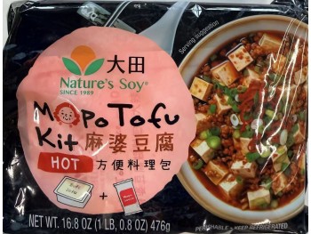 NATURA'S SOY MAPO TOFU KIT HOT 476.00 GRAM