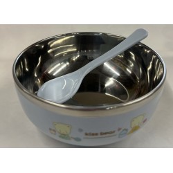 KIDS STAINLESS STEEL BOWL   