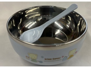 KIDS STAINLESS STEEL BOWL   
