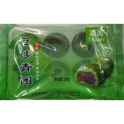 GREEN RICE BALLS WITH RED BEAN PASTE 330.00 GRAM