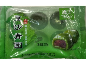 GREEN RICE BALLS WITH RED BEAN PASTE 330.00 GRAM