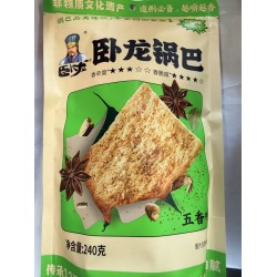 WL RICE CRACKER FIVE SPICE  240.00 GRAM
