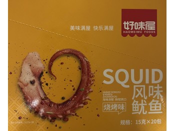 HWW FLAVORED SQUID BBQ FLA 20.00 BAG