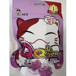 QQ GUMMY CANDY GRAPE YOUGURT  45.00 GRAM