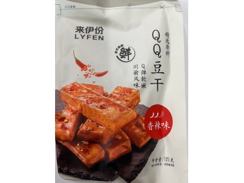 LYFEN QQ DRIED  TOFU SPICY 125.00 GRAM