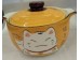 YELLOW LUCK CAT SOUP BOWL 9