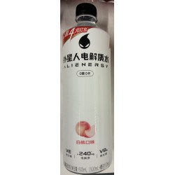 ALIENERGY WATER WHITE PEACH FLA  600.00 MILLILITER
