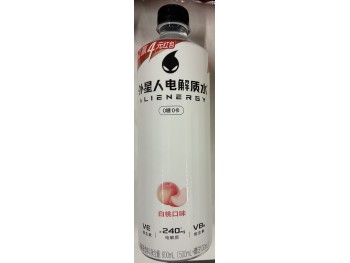 ALIENERGY WATER WHITE PEACH FLA  600.00 MILLILITER