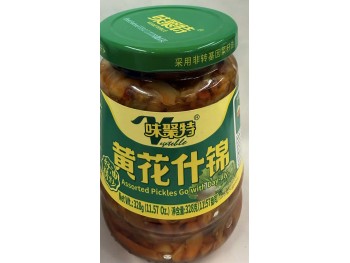WJT ASSORTED PICKLED W/DAY LILY 328.00 GRAM
