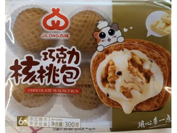 JILONG CHOCOLATE WALNUT BUNS  300.00 GRAM