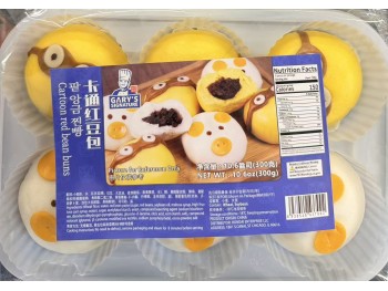 FF GARY'S SIGNATURE CARTOON RED BEAN BUNS 6.00 PIECE