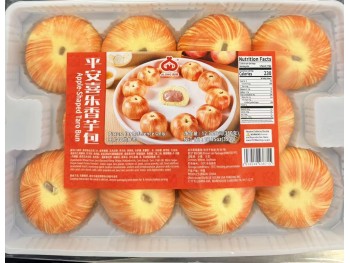 JILONG APPLE SHAPED TARO BUN 10.00 PIECE