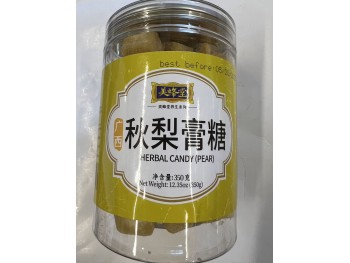 PEAR HERBAL CANDY 350.00 GRAM