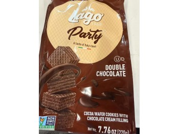 PARTY WAFERS DOUBLE CHOCOLATE CREAM FILLING 220.00 GRAM