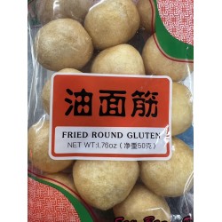 X.K.Y FOOD - FRIED ROUND GLUTEN 1.76 OUNCE