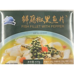 FISH FILLET WITH PEPPER  430.00 GRAM