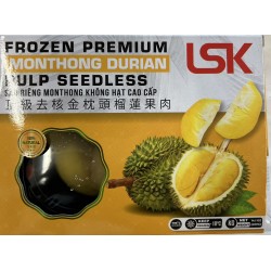 LSK FROZEN PREMIUM DURIAN PULP SEEDLESS 400.00 GRAM