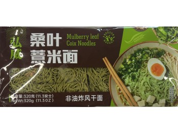 HONGWEI MULBERRY LEAF BARLEY NOODLES  320.00 GRAM