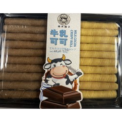 QTPZ EGG ROLL MILK & CHOCOLATE FLA 308.00 GRAM