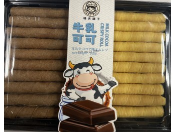 QTPZ EGG ROLL MILK & CHOCOLATE FLA 308.00 GRAM
