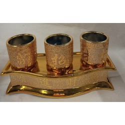 3 TOGETHER GOLD CUPS  