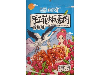 HJSJ HUAJIAO VEGETARIAN SNACK SPICY  118.00 GRAM