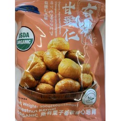 QBW ORGANIC PEELED ROASTED CHESTNUTS  300.00 GRAM