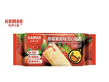 KAMAN EGG ROLL STRAWBERRY FLA 68.00 GRAM