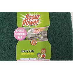 SCOUR POWER HEAVY DUTY SCRUB SPONGE   