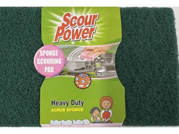 SCOUR POWER HEAVY DUTY SCRUB SPONGE   