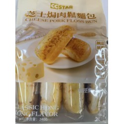 CC STAR CHEESE PORK FLOSS BUN 240.00 GRAM