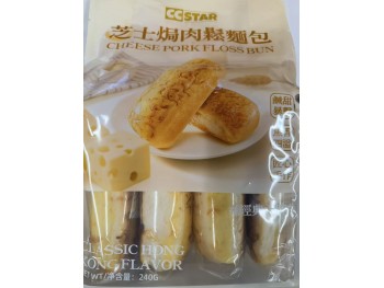 CC STAR CHEESE PORK FLOSS BUN 240.00 GRAM