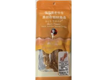 ZQSLYY BLACK PEPPER THICK JUMBO SQUID STRIPS  78.00 GRAM